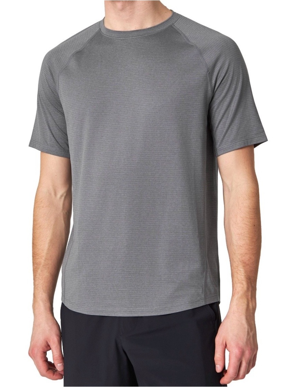 Mondetta Men's Short-Sleeve Crew Tee - Gray